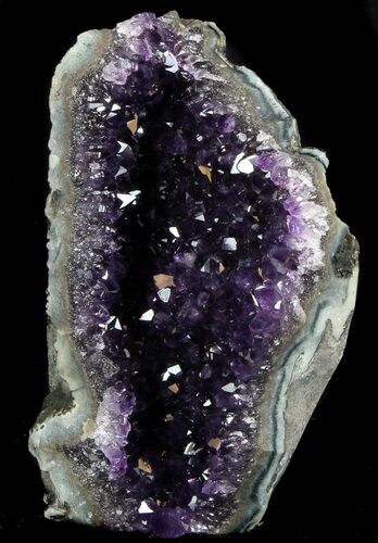 Dark Purple Amethyst Cut Base Cluster - Uruguay #36465